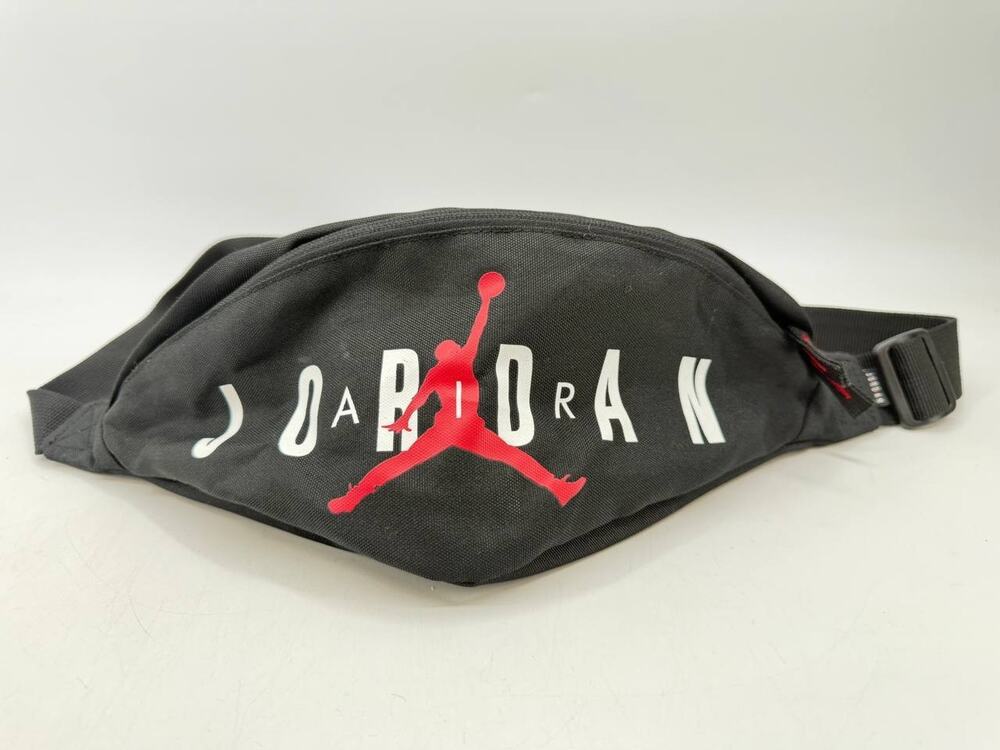 Jordan Jumpman Crossbody Waist Fanny Pack Black Red White Size L